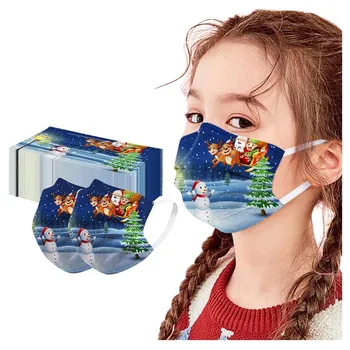

100pcs children mask protection face mask for kids dust-proof maske adjustable cartoon maske girls back school masque enfants