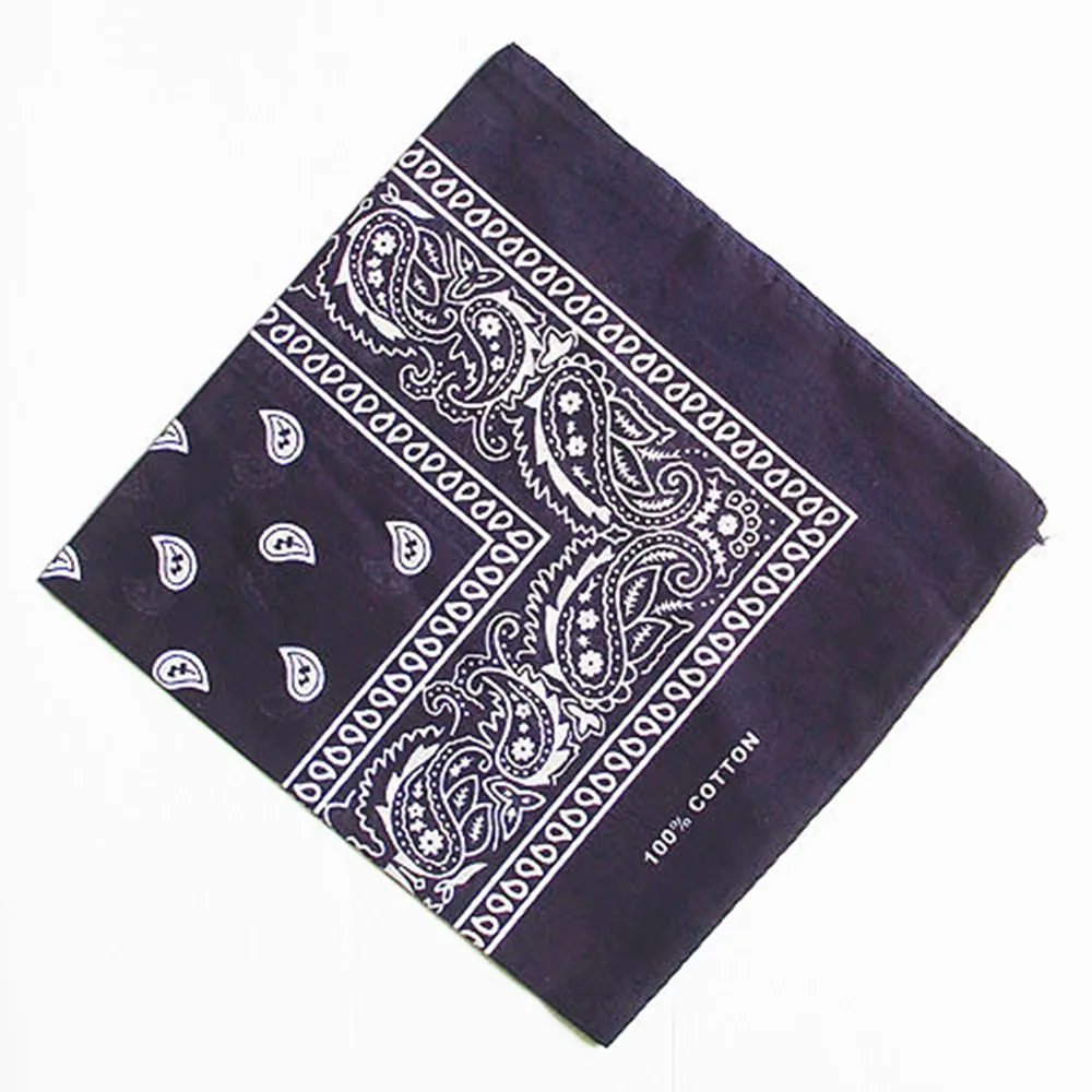 Cotton Bandanas Double Sided Head Wrap Scarf H5