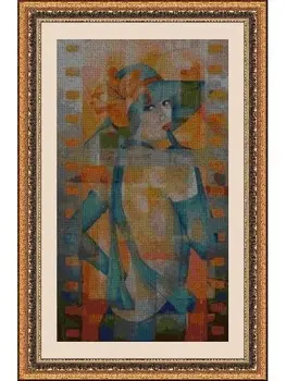 

CROSS STITCH KIT PANDATHREAD MODERN AND SURREAL 33207