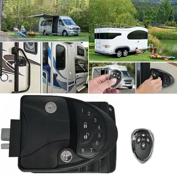 RV Remote Lock Camper Caravan Trailer Entry Door Lock Latch Knob Deadbolt Modified Accessories truck lock door hardware car cabinet lock fire box toolcase trailer lock industrial engineering machinery equipment handle knob