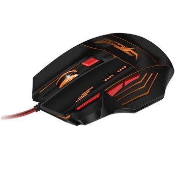 

LED Optical USB Adjustable Wired RGB Gaming Mouse 7 Buttons 3200DPI 5500DPI for Laptop Computer Pro Gamer Gaming Mouse Hot