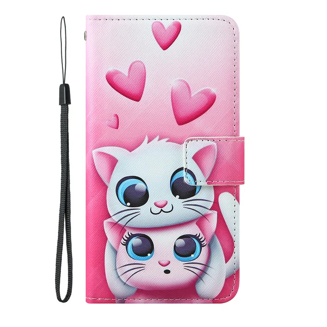 For Samsung Galaxy V Grand Prime Note 4 Edge Grand 2 Alpha S5 mini Duos Avant Star 2 Plus Painted flip cover slot phone Case 04