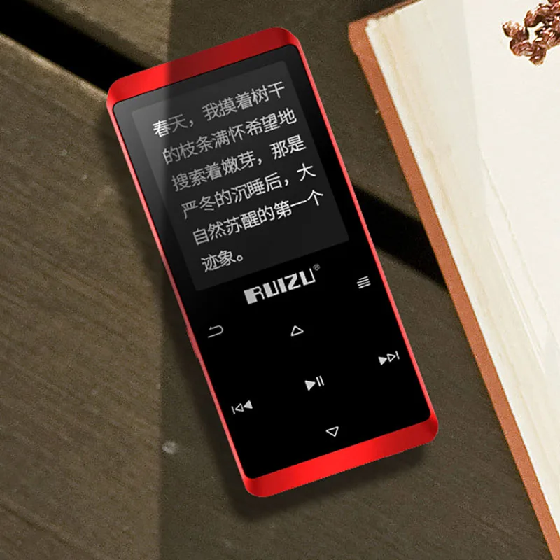 Оригинальный Bluetooth MP3 плеер Ruizu D02 Встроенные динамики с электронной книгой видео