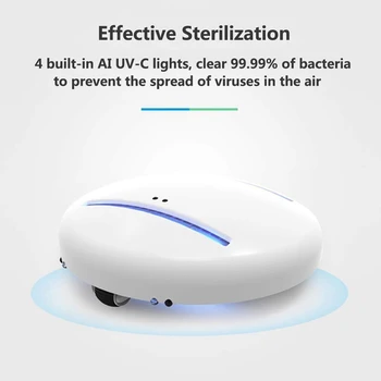 

Practical Convenient Home Bacteria Killing Robot Cleanse Bot Travel Household UV Sterilizers Mite Killer Robot