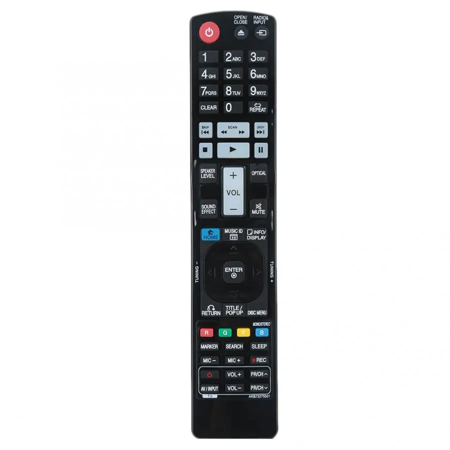 

remote control For LG AKB73275501 Blu-ray Home TV Remote Control Replacement with Wear-resistant Shell Mini remote Control