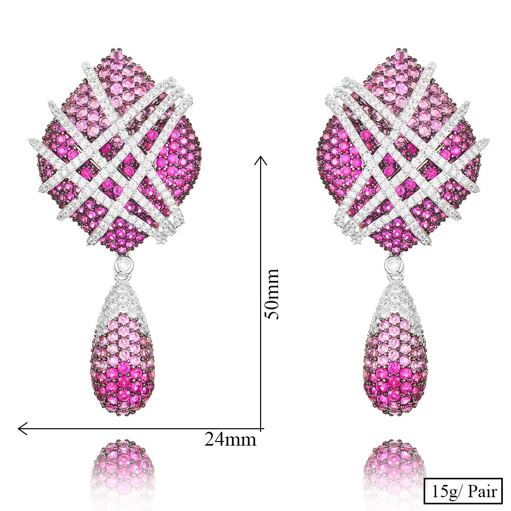 de gota de cristal colorido brincos para mulher