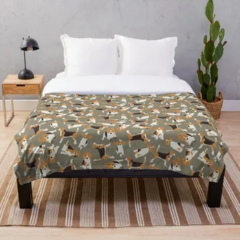 

beagle scatter stone Blanket Wool Flannel Plush Blanket Bedspread For office Sherpa Blanket Couch Quilt Cover Travel