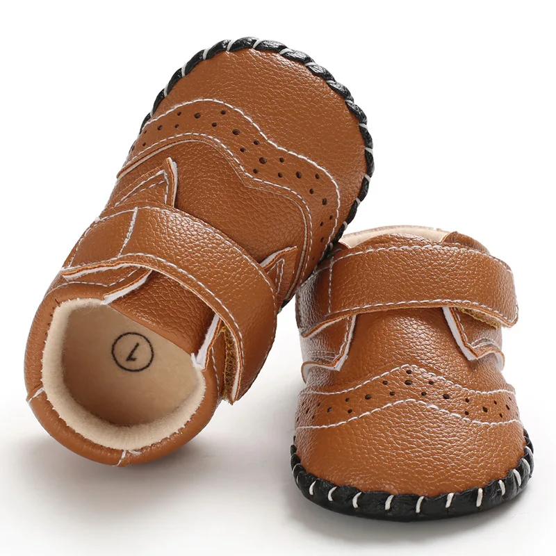 Детская весенняя обувь для малышей 0-18 месяцев Нескользящая детская обувь на резиновой подошве повседневная обувь ручной работы