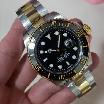 

2020 Hot Sale Luxury Watches Big Size 2813 Mens Watch Automatic Movement Sweep Mechanical Ceramic Bezel Original Clasp watch