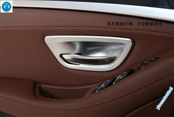 

Lapetus Interior Refit Kit Fit For BMW 5 Series 520i 525i 530i F10 F18 2011-2016 Inner Handle Knob Bowl Frame Cover Trim