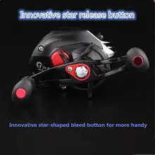 MeterMall 17+ 1BB металлическая Рыболовная катушка для приманки, катушка для ловли правой/левой руки, 7,1 длинная приманка, Рыболовная катушка