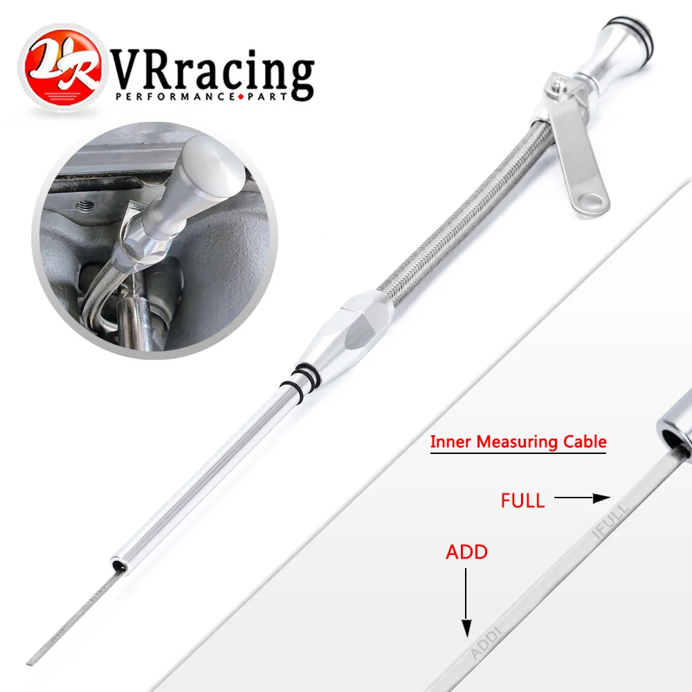 VR Engine Oil Dipstick Tube 80s later For Chevy SBC 267/305/350/400 4.4
