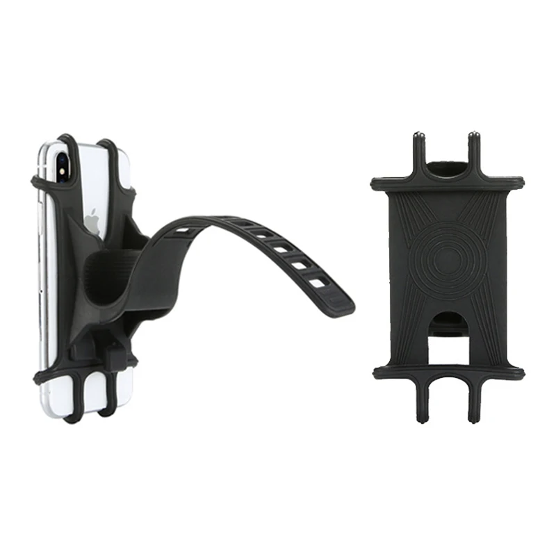 Bicycle Phone Holder Silicone Non-Slip For Iphone Samsung Universal Mobile Phone Handlebar Mount Bracket GPS Stand Clip PA0141 (4)