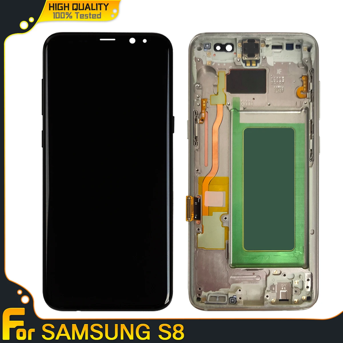 AAA 100% оригинальный AMOLED для SAMSUNG Galaxy S8 Plus ЖК G955 G950 G950F дисплей сенсорный экран в