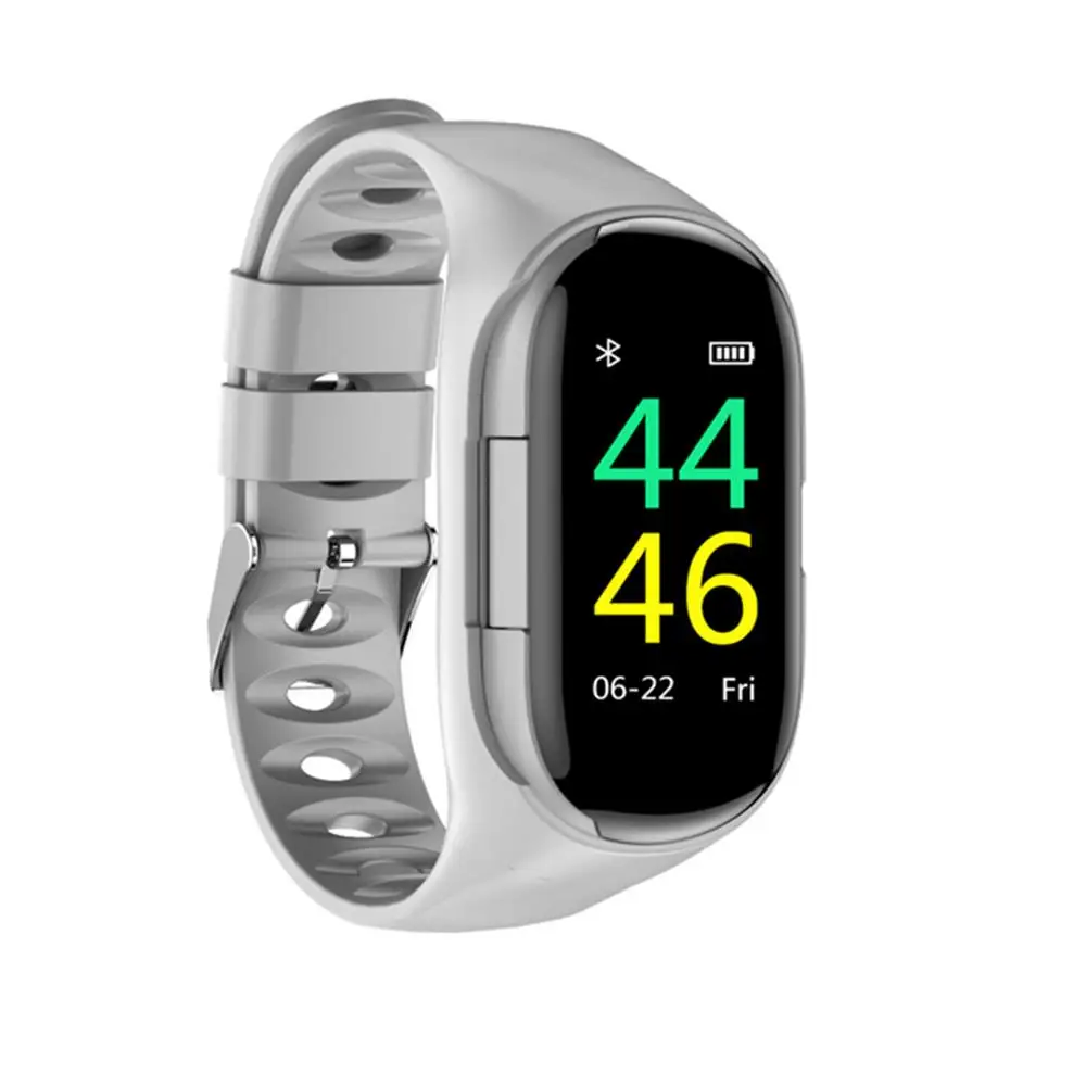 

T88 Newest AI Smart Watch with Bluetooth Earphone Heart Rate Monitor Smart Wristband Long Time Standby Sport Watch Men Fashion