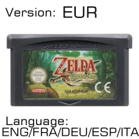 The Minish Cap EUR 32 бит видеоигры картридж Консоли Карты для nintendo GBA The Legend of Zeld серии майншап оракул возрастов сезонов - Цвет: The Minish Cap EUR