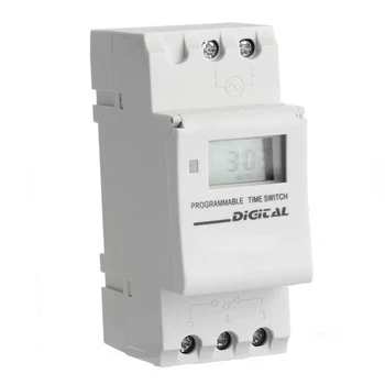 

New 16A LCD Modular Programmer Time Timer Switch White