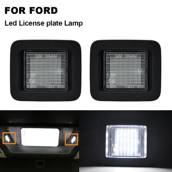 

2PCS 12V 18 LED License Plate Light White Number Plate Lamps Light SMD For Ford F150/F-150 Raptor 2015-up