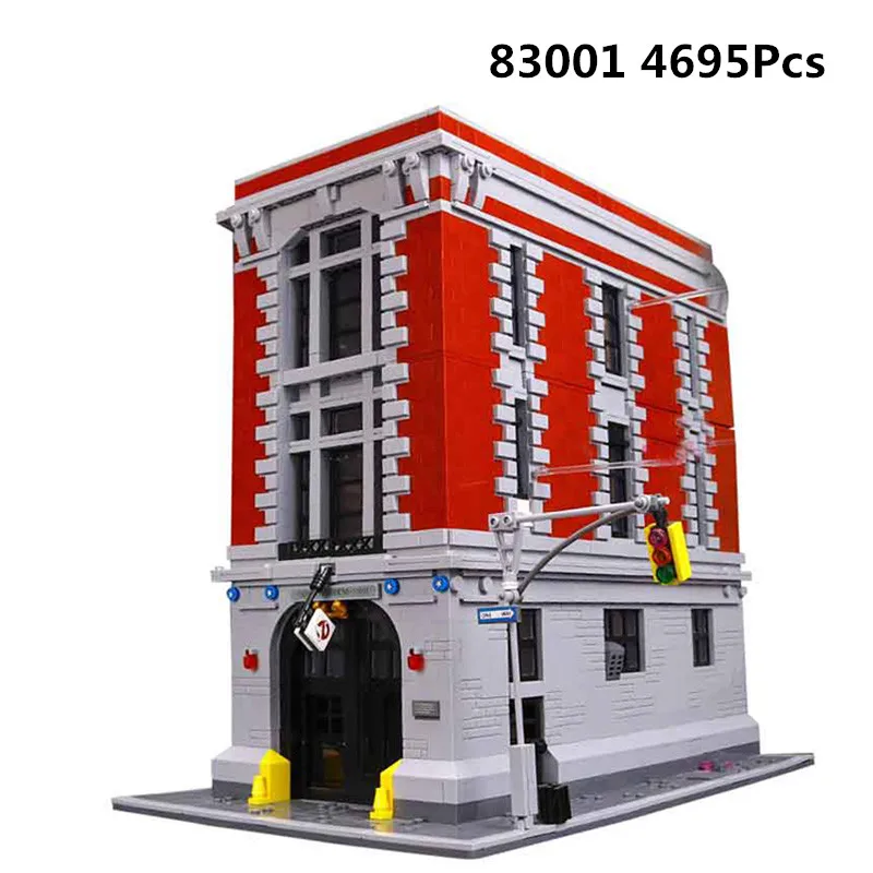 

KING 83001(16001) 4705Pcs Ghostbusters Figures Firehouse Headquarters Model Building Blocks Bricks Toys Compatible 75827 Kits