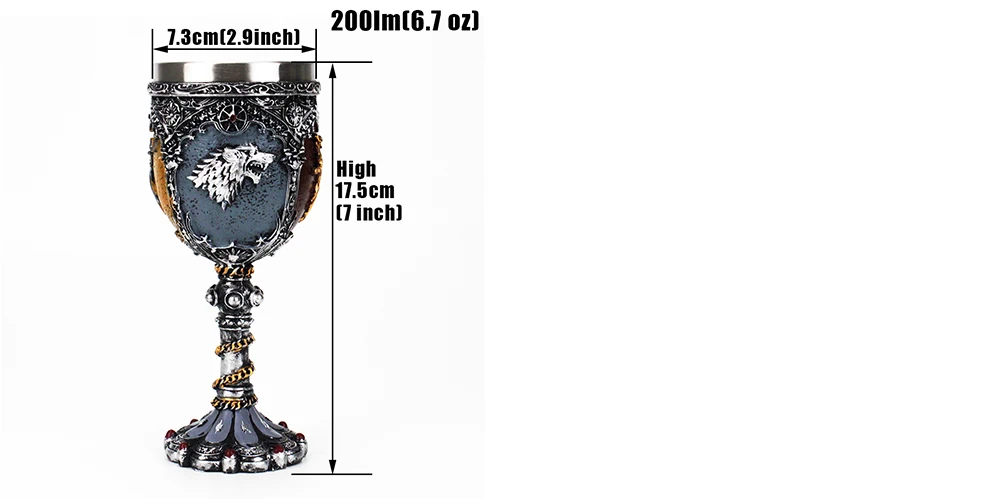 «Игры престолов» кружка Кубок, бокал для вина дом Старк легенды мечи Viserion белые ходунки кружки подарок на Рождество, Хэллоуин
