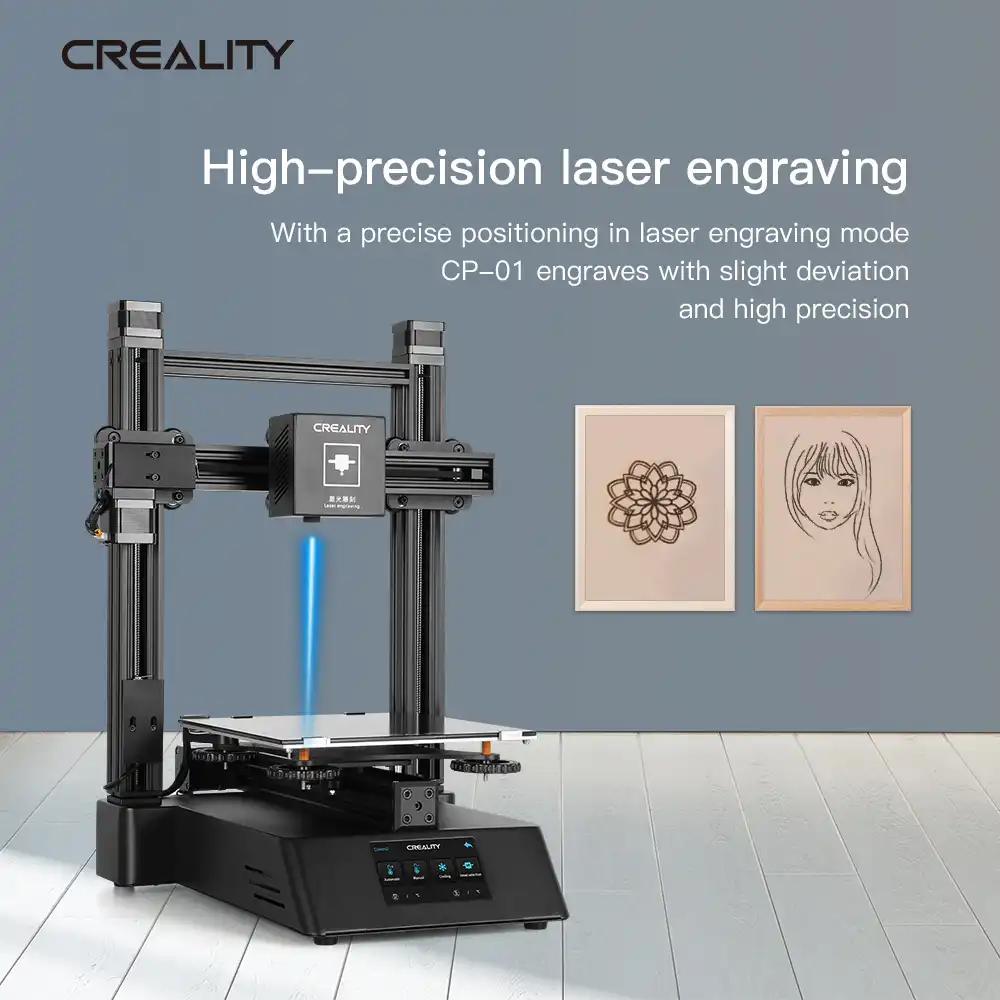 3d Printer Creality Cp 01 Upgraded 3 In 1 Ender Wood Router Cnc 500mw Laser Engraving 3d Printer Diy Self Assembly Kit Wood Routers Aliexpress