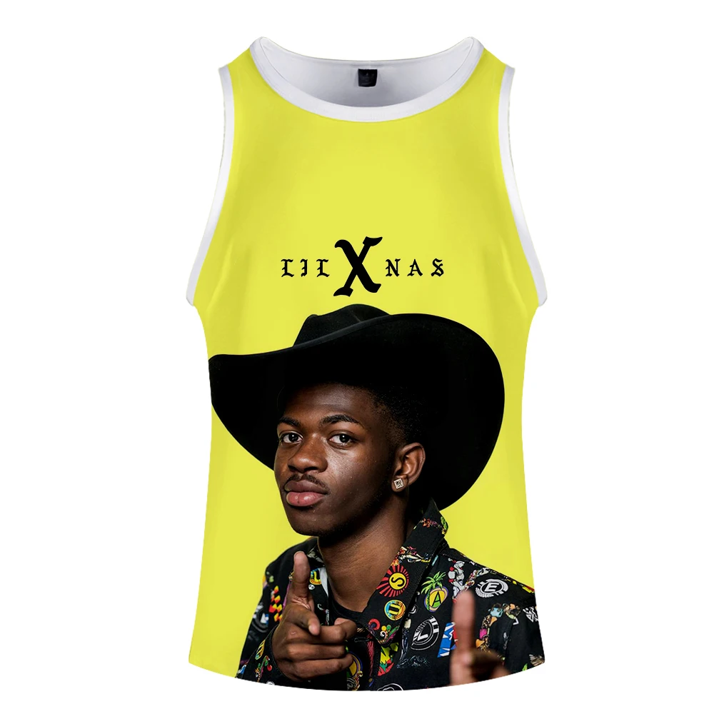 Новые Топы Lil Nas X Harajuku,, модные топы в стиле хип-хоп, забавные уличные мужские и женские летние майки