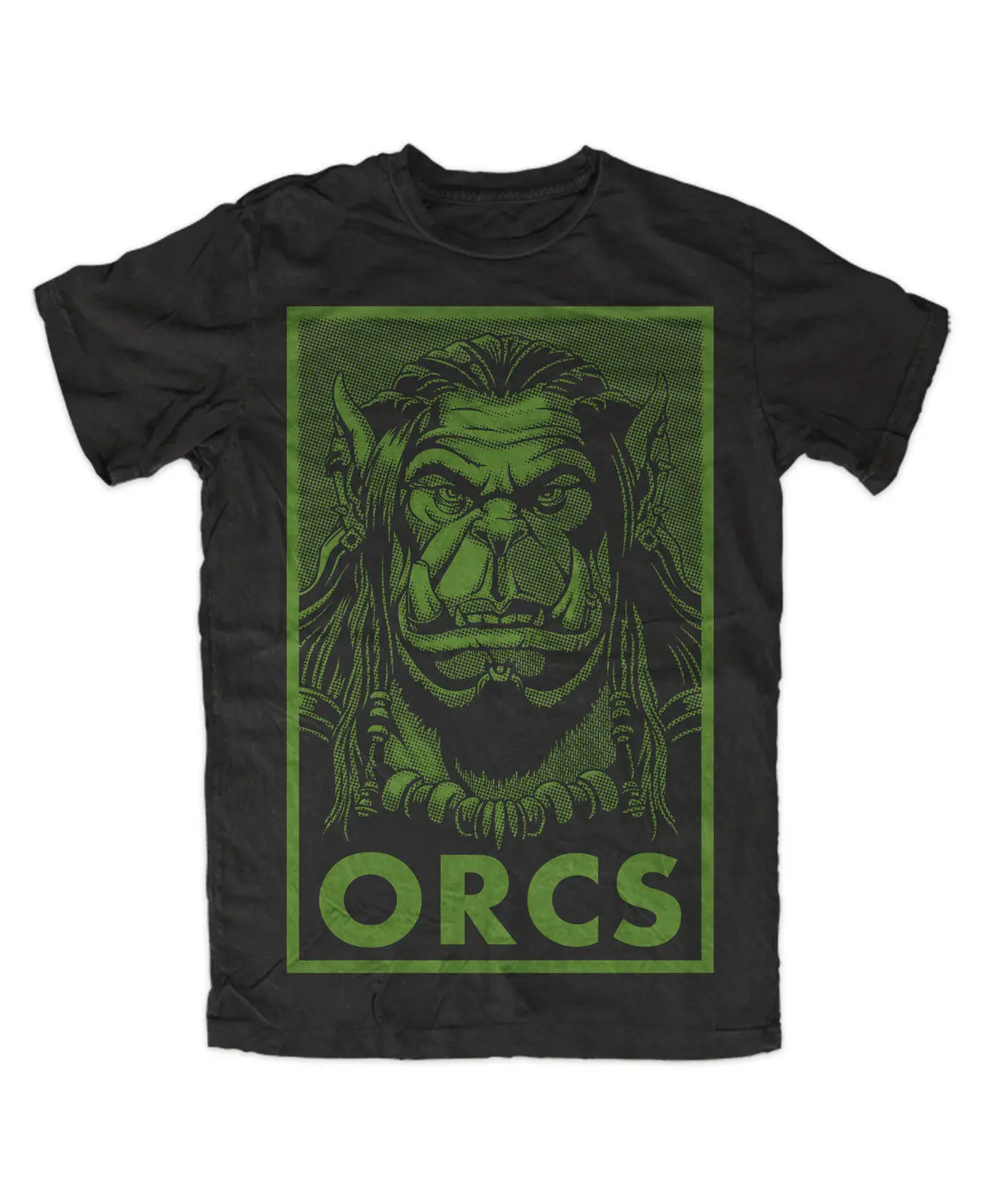 Orc Premium футболка Schwarz Gamer Horde Movie Kult Geek Nerd стильная мужская с принтом одежда топ |