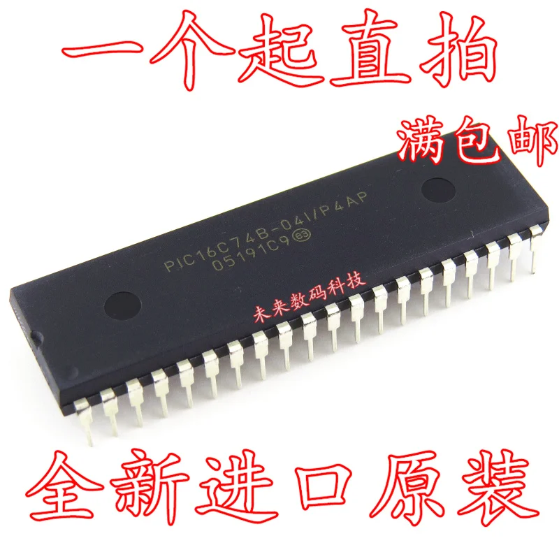 10 шт./лот PIC16C74 PIC16C74B-04I/P4AP DIP40