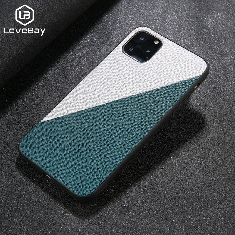 Lovebay простые мозаичные чехлы для телефонов с перекрестными узорами iphone 11 6 S 7 8 Plus X