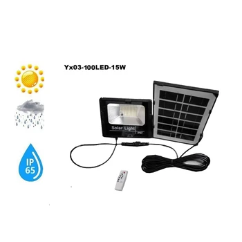 

solar light lamp floodlight LEDs Panel Power Separable Wall Outdoor Path Yard Garden Fence Night New indoor remote timer split c