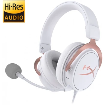 

Headset HyperX Cloud MIX HX-HSCAM-RG / WW wired + Bluetooth, 10-40000 Hz, 40 Ohms, 106 dB, 2 microphones, white