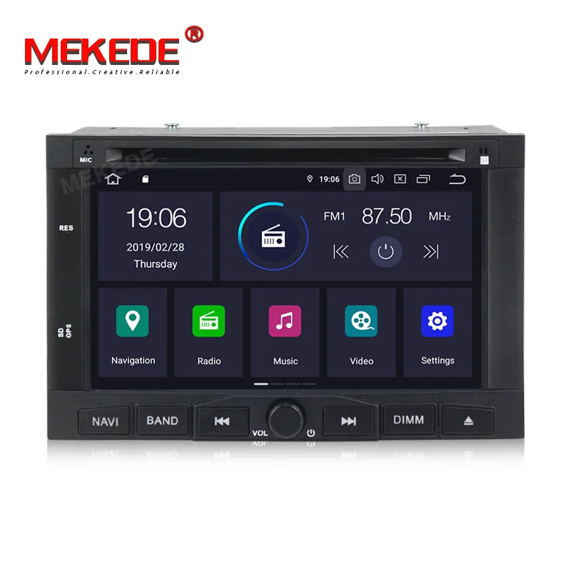 Perfect MEKEDE PX5 4+64G  android 9.0 car dvd gps navigation player For Peugeot 3005 3008 5008 car radio Multimedia stereo 8 core 1