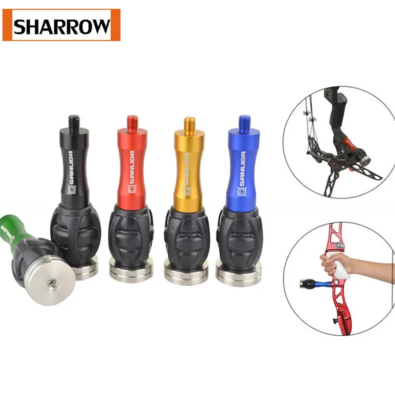 

1Pc Archery Bow Stabilizer Weight Ball Riser Balance Bar Absorption Shock Absorbing Rod Shock Compound Bow Shooting Accessory