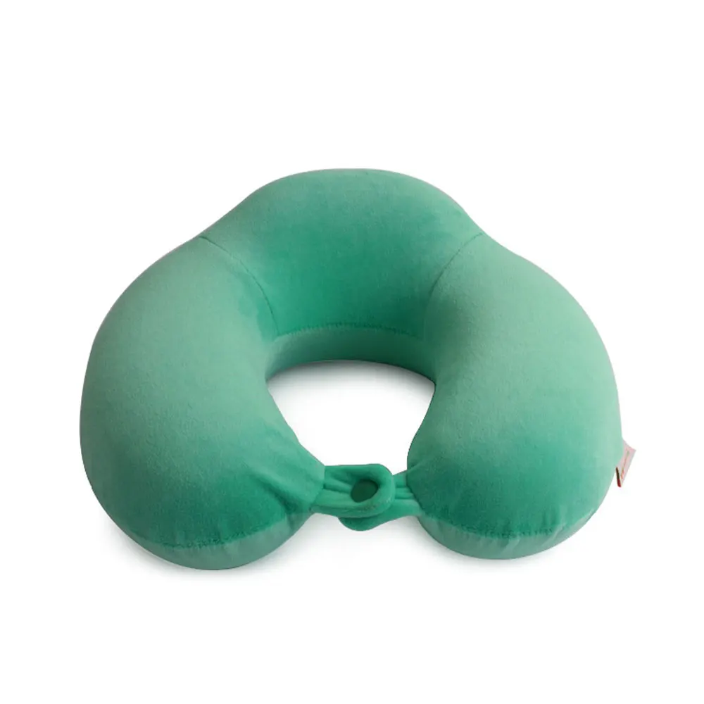 Memory Cotton U Shaped Pillow Core Neck Pillow Explosion Travel Home Office Car Folding Pillow Neck Shaped Slow Rebound Pillow