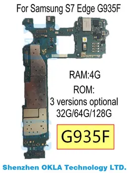 

1pcs Used Original For Samsung GALAXY S7 Edge G935F 32G Mainboard logic Board motherboard Unlocked