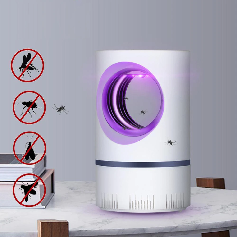 Household Mosquito Killer Inhalation Trap Lamp Electronic Zapper LED Strong Suction Fan USB Powered | Лампы и освещение