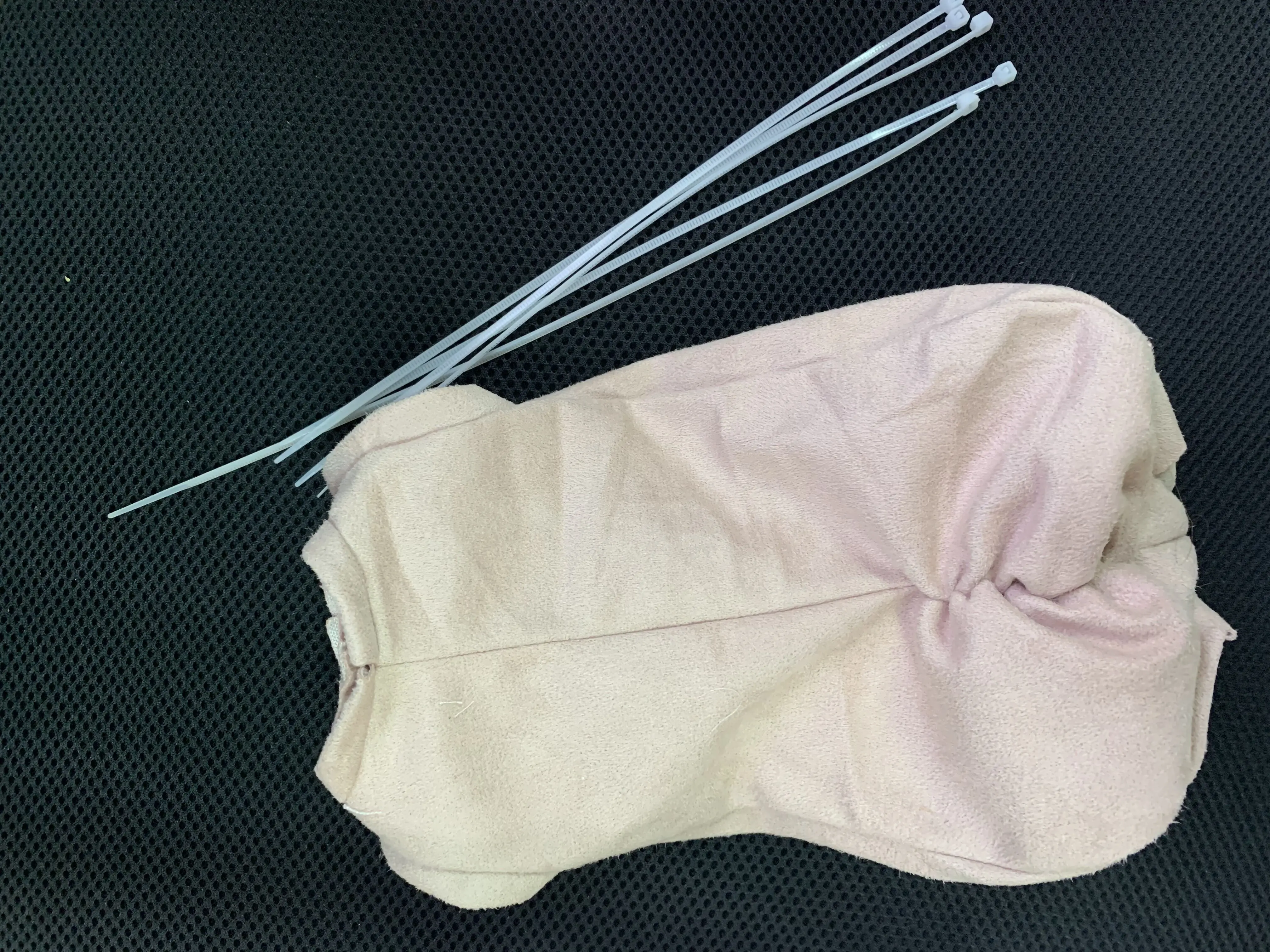 20" reborn baby doll body cloth doe suede for 3/4 arms & full jointed legs kits! 