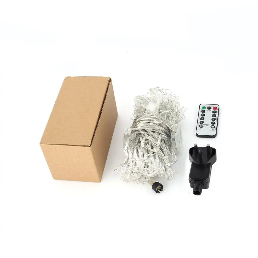 

24V 300LEDs 3*3 meters LED Icicle Curtain String Lights Fairy Lights with Remote Control for Christmas Garden Party Decor