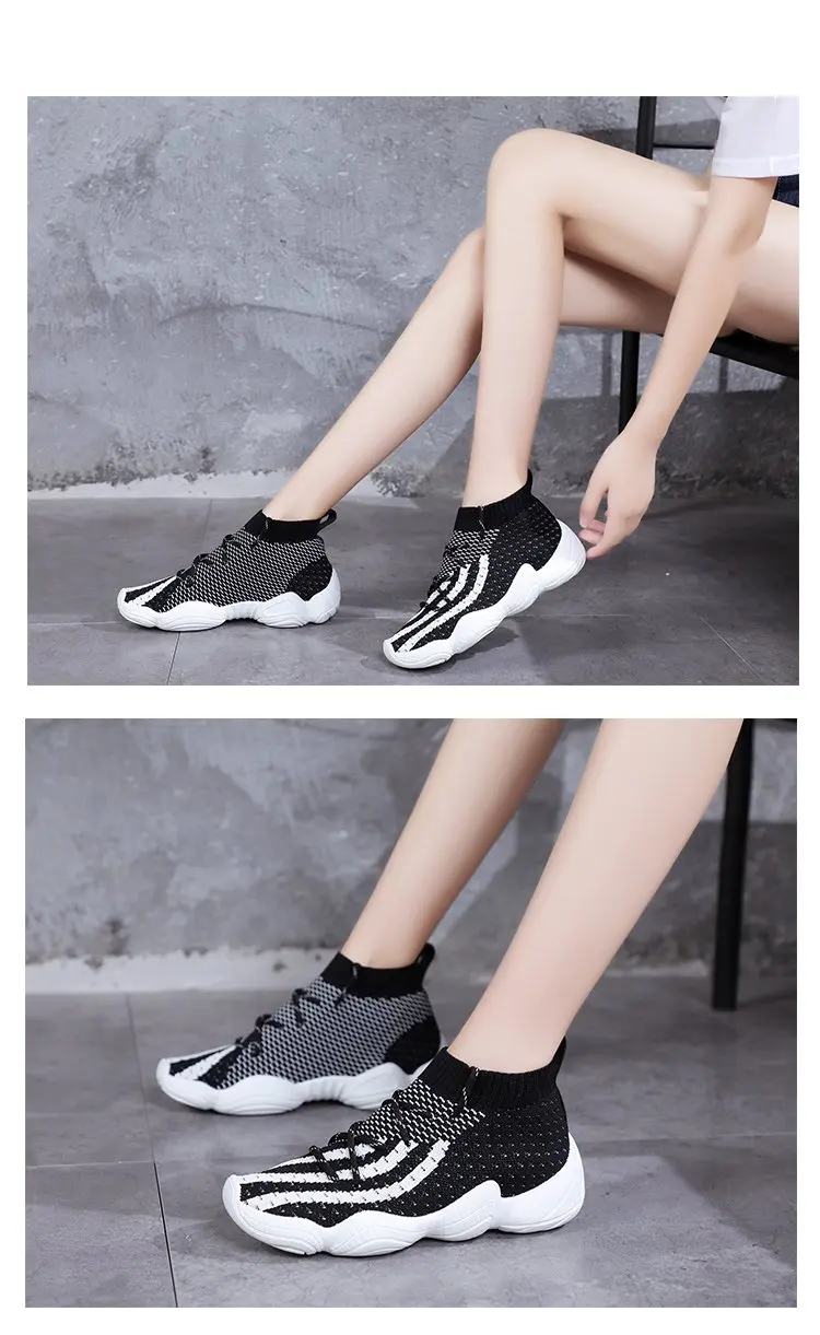 Женские кроссовки с дышащей сеткой; Basket Femme; женские кроссовки на платформе; tenis feminino; женская обувь; Chaussures Zapatill