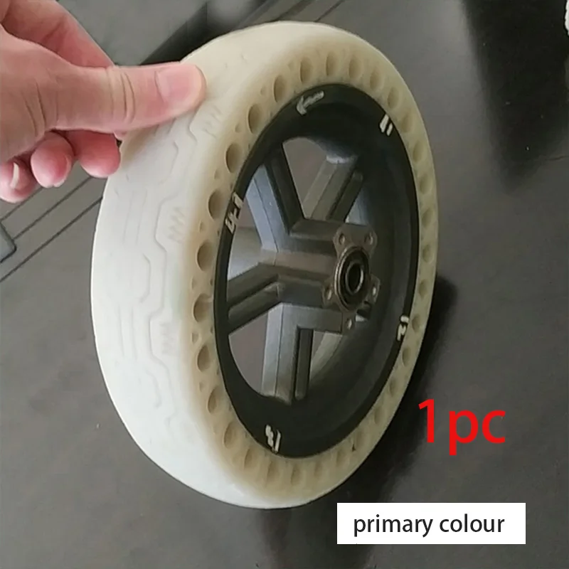 1pcFluorescent green Xiaomi Mijia M365 ночной люминесцентный скутер шины светящийся амортизатор Электрический M365 птица скутер скейтборд твердые шины - Цвет: 1pcFluorescent green