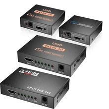4K HDMI Splitter 1 In 4 Out HDCP Video HDMI Splitter Switcher 1X16 1X8 Splitter 1 in 2 out 1080P Dual Display for HDTV PS5 Xbox