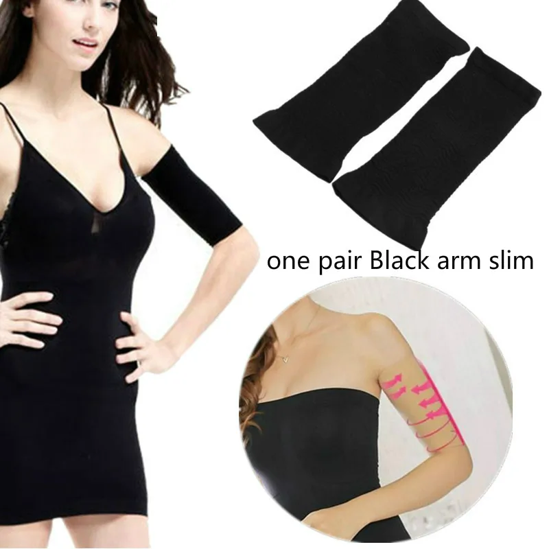 one size black arm Антицеллюлитные Компрессионные Леггинсы целлюлитные угнетающие сетки сжигатель жира дизайн потеря веса Йога Леггинсы подтяжки лица Инструменты - Цвет: one size black arm