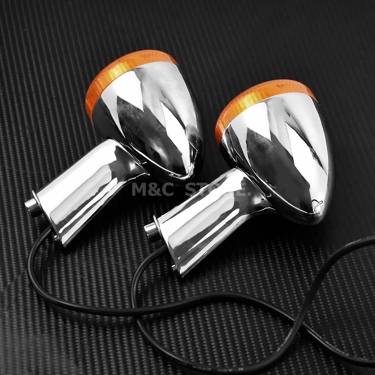  Motorcycle Amber Rear Turn Signal LED Indicator Light Brake Light Taillight Case For Harley Sportst - 32884896380