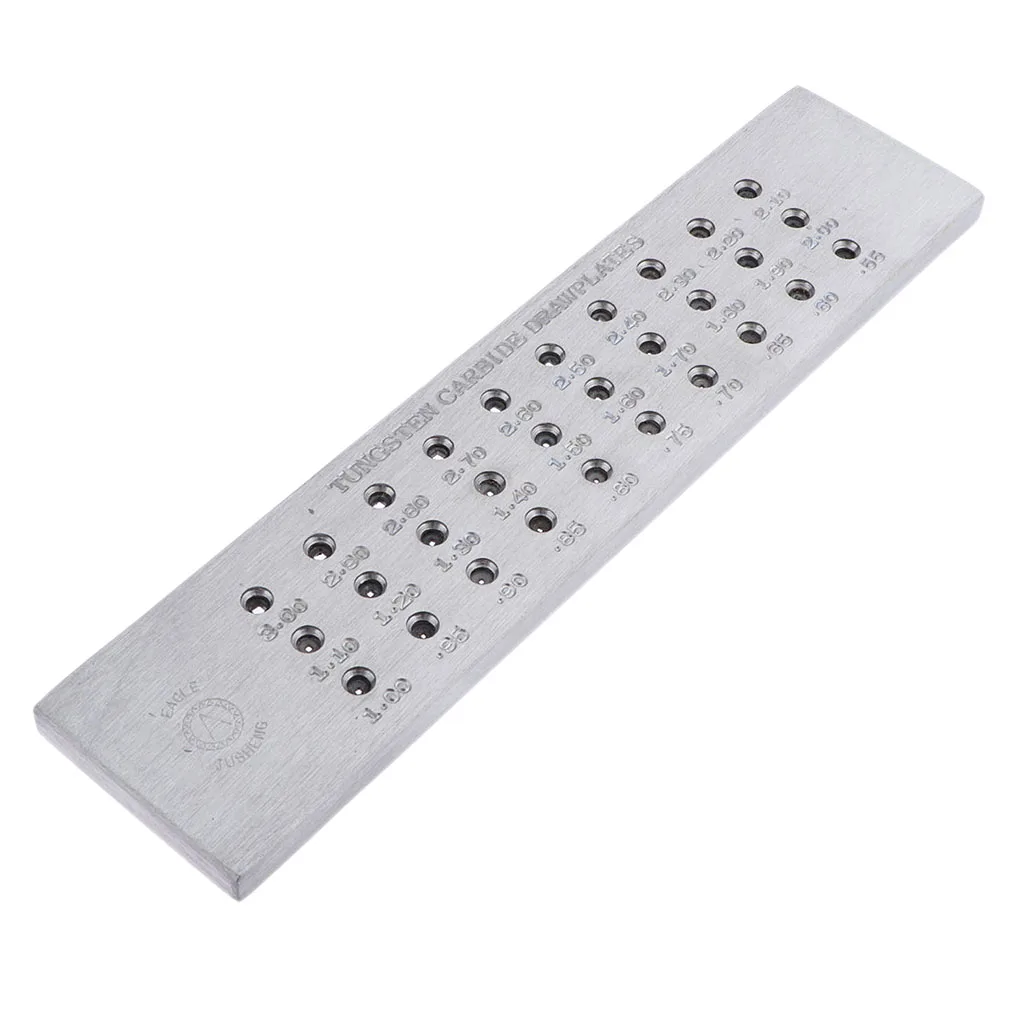 Metal Draw Plate Square Holes Tungsten Carbide Drawplate Square Wire Drawing