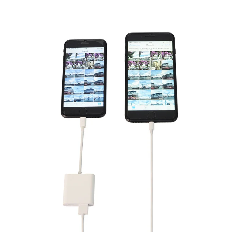Флэш-накопитель USB OTG карт-ридер Кабель-адаптер для перехода от разъема Lightning к Тип usb-C мульти-функциональный адаптер конвертер для iPhone iPad