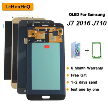

100% Tested For samsung J710 lcd For Samsung Galaxy J7 2016 J710FN J710F J710M J710 LCD Display Touch Screen Digitizer Assembly