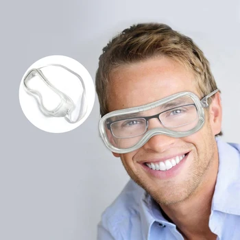 

NEW Safety Glasses Transparent Dust-Proof Glasses Working Glasses Lab Dental Eyewear Splash Protective Anti-wind Glasses Goggles