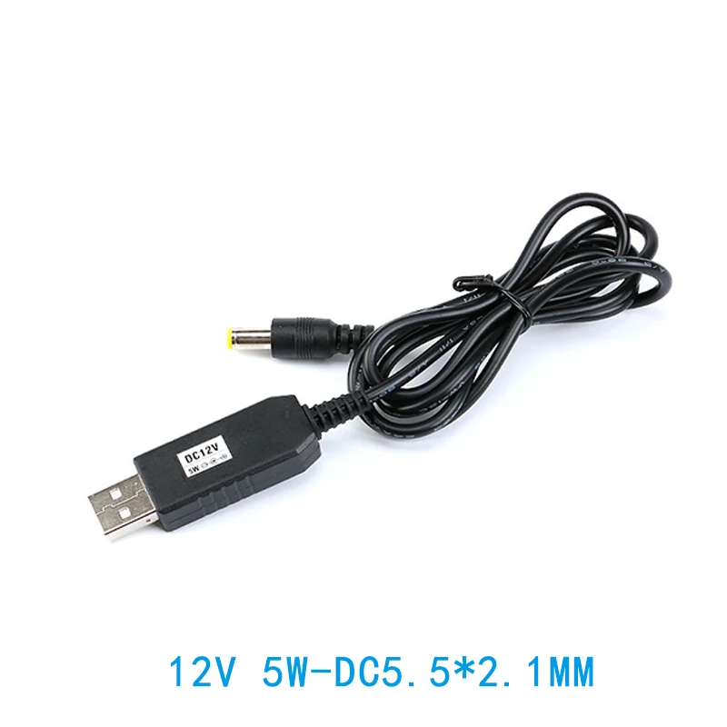 USB повышающий кабель USB DC 5 В к DC 9 в DC 12 В Повышающий Модуль повышающий преобразователь адаптер кабель 5 Вт 8 Вт 3,5*1,35/5,5*2,1 мм разъем