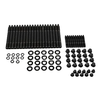 

Cylinder Head Stud Double End Bolt Nut Gakset Kit Replacement For Chevy LS1 LS6 LS22 2004-UP 5.3L 5.7L 6.0L Engines