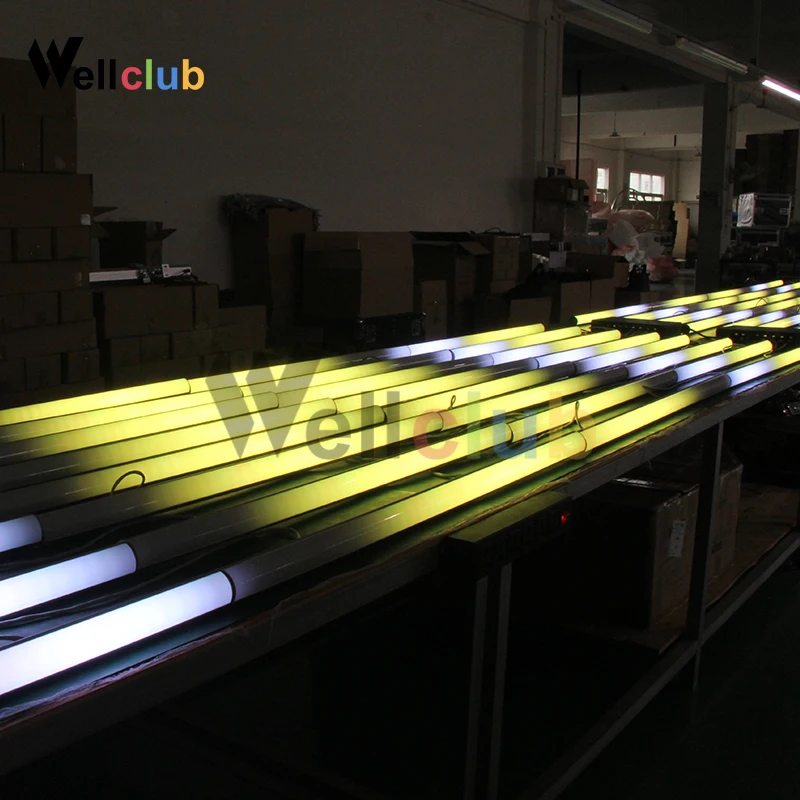 16 шт. с контроллером RGB настенная шайба светодиодная Пиксельная трубка Dmx бар светильник индивидуальное управление пиксельный сценический светильник Dj Бар светильник